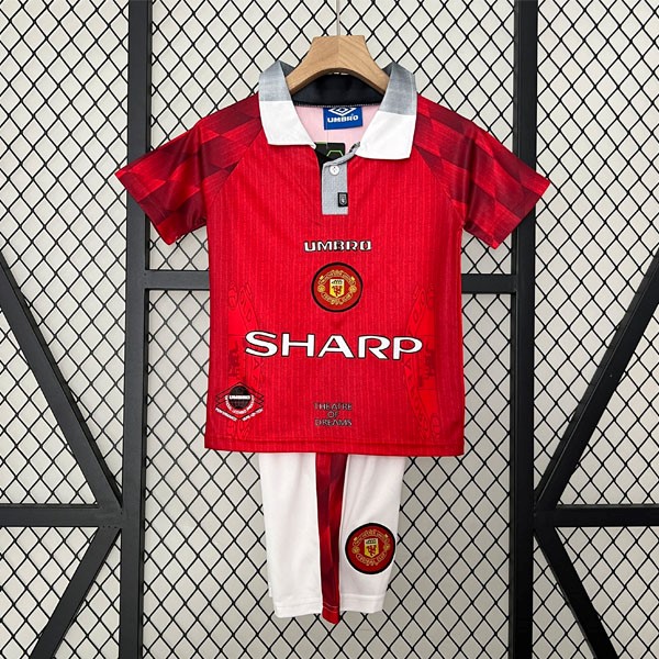 Camiseta Manchester United 1st Niño Retro 1996 1997